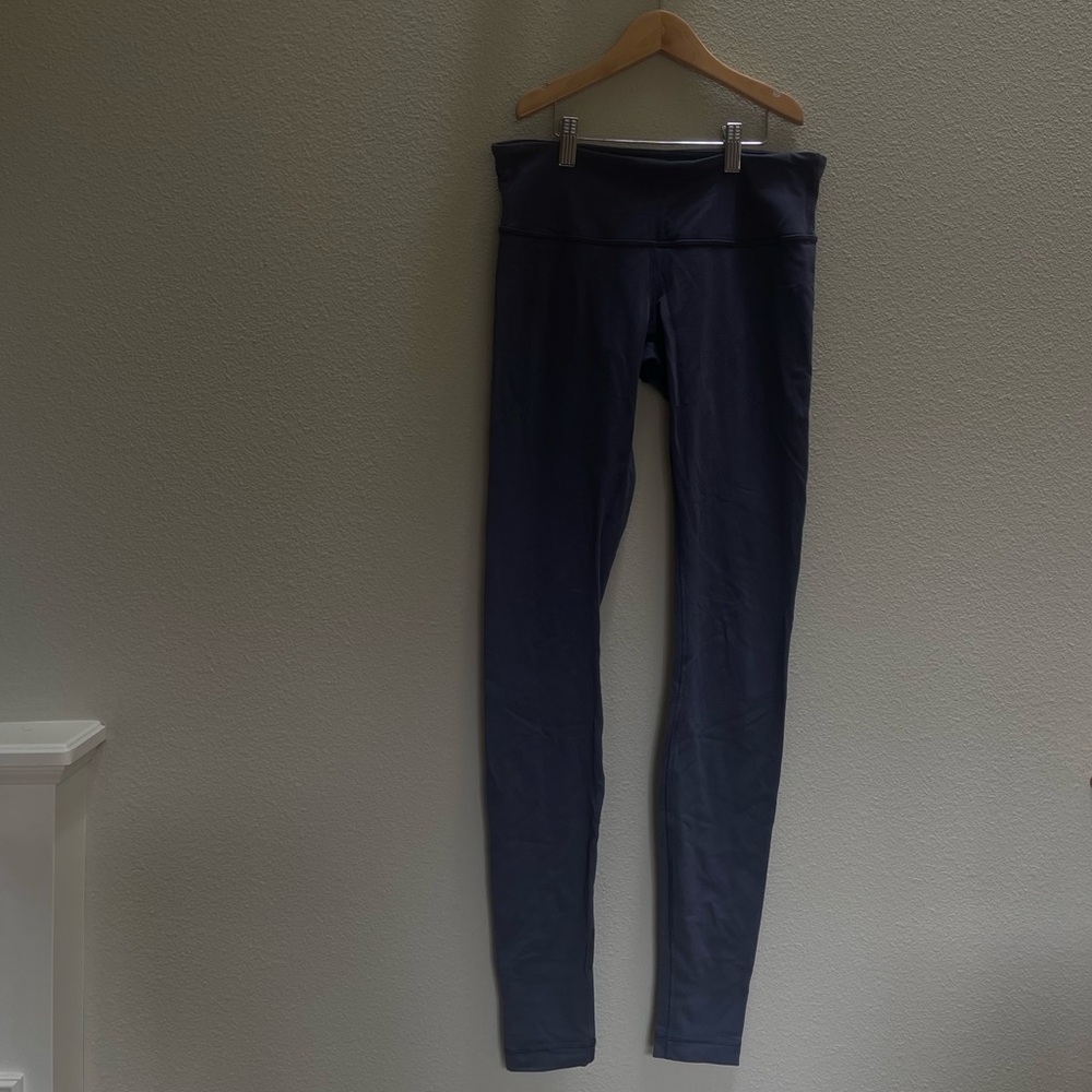 Lululemon Wunder Under Leggings (ashy dark grey/purple)